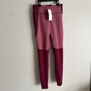 NWT Nike Women’s Leggings XS Mid Rise Full Length Pinks DM1555 Tight Fit Berry